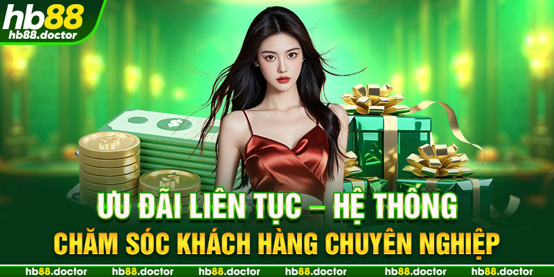 Ưu đãi liên tục – Hệ thống chăm sóc khách hàng chuyên nghiệp